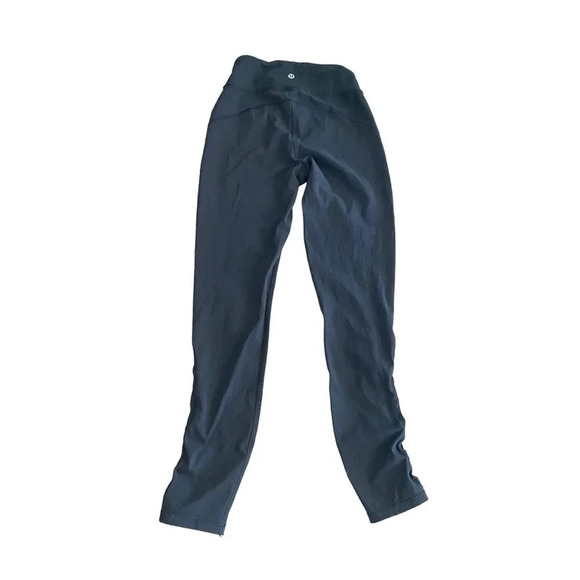 Lululemon Womens Align High Rise Ruched Waist Cropped Legging Size 4 - Picture 2 of 5